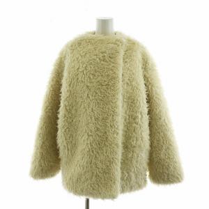 LINER SET BOA COAT ボアコート アウター ロング F ホワイト 01120751130