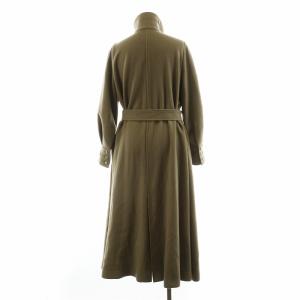 Ameri VINTAGE POOFY FLARE LONG COAT コート アウター ロング ベルト付き S ブラウン 01020730570