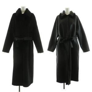 MANY WAY FAKE BOA COAT ステンカラーコート リバーシブル フェイクファー アウター