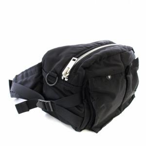PORTER 吉田カバン タンカー TANKER ウエストバッグ WAIST BAG 巾着付き 黒 オレンジ /TK
