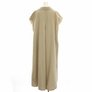 STUNNING LURE 20AW シャツワンピース スキッパー 半袖 マキシ ロング 1 ベージュ 20A115-002 /HN