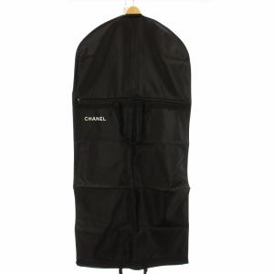 ガーメントカバー ガーメントケース スーツカバー 2つ折り ロゴ プリント 黒 ブラック /KU