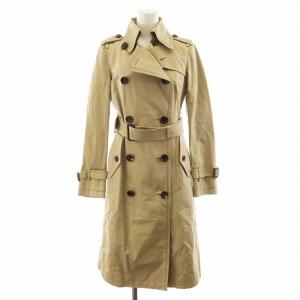 トレンチコート ロング丈 コットン アウター 38 ベージュ FR447-100-50 /AN35