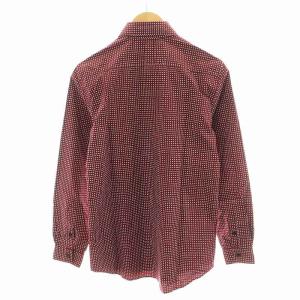 MARNI 15AW シャツ 長袖 ドット柄 コットン 44 ボルドー CUMUC01A0 /AN33