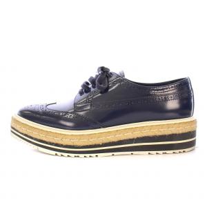 PLATFORM DERBY FULL BROGUE DRESS SHOES