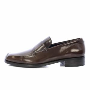 PRADA ローファー 7.5 ブラウン 0547
