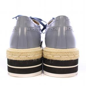 PRADA レースアップシューズ 41 ライトブルー