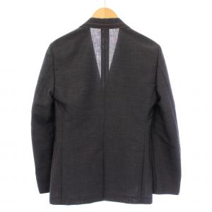 PRADA テーラードジャケット モヘヤ ウール混 44R ブラック