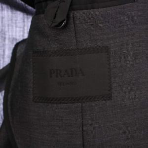 PRADA テーラードジャケット モヘヤ ウール混 44R ブラック