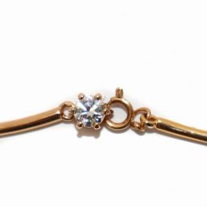 SWAROVSKI ROUND CONA  ネックレス クリスタル ゴールドカラー /BB