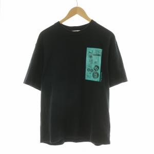 Tシャツ 半袖 プリント XS ブラック BL0249 /NQ