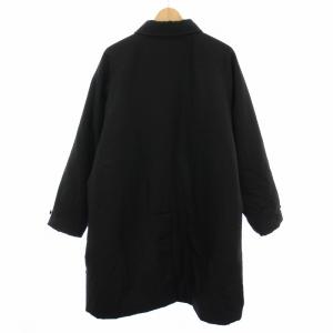 BEAMS イージーフィット ステンカラーコート アウター ロング S 黒 ブラック 11-19-1468-887