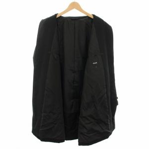 BEAMS イージーフィット ステンカラーコート アウター ロング S 黒 ブラック 11-19-1468-887