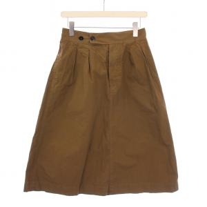 FINE COMPACT COTTON POPLIN ファインコンパクトコットンポプリン フレアスカート