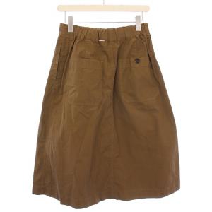 MHL. FINE COMPACT COTTON POPLIN ファインコンパクトコットンポプリン フレアスカート