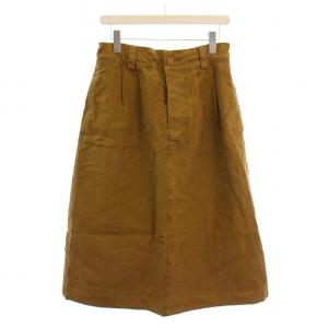 リネンダックのワークスカート F ブラウン 70140264