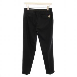 LANVIN SPORT パンツ スラックス テーパード 40 黒 VLQ801152N /YM