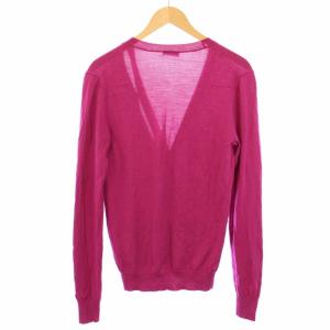 DIOR HOMME カットアウトデザイン カーディガン ニット 長袖 XS ピンク 9S3420240016 /TK