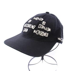 MONTAGE 6-PANEL CAP モンタージュ6パネルキャップ 帽子 ロゴ 刺繍 58cm 黒 ブラック