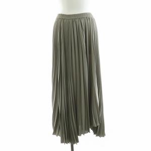 プリーツスカート フレア ロング S グレー 01-9107018-030-902 /NQ