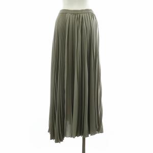 Theory プリーツスカート フレア ロング S グレー 01-9107018-030-902 /NQ