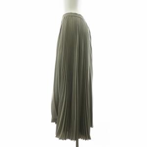 Theory プリーツスカート フレア ロング S グレー 01-9107018-030-902 /NQ