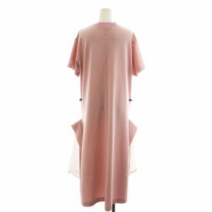 TOGA PULLA ワンピース 半袖 ロング丈 ピンク /AN47