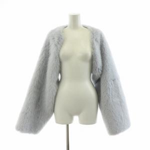 24AW 2WAYエコファーボレロ ジャケット ショート丈 F ライトブルー RWFJ245009 /NQ