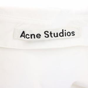 Acne Studios シャツ 1662-343-1479 ブラウス 長袖 つけ襟 つけ袖 34 白 ホワイト /G