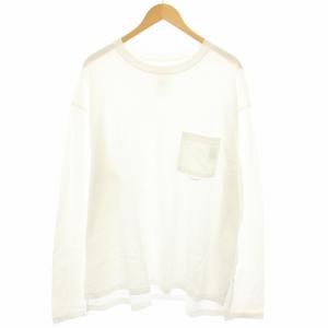 Tシャツ カットソー 長袖 ビックシルエット S 白 ホワイト YT-C0203 /HN