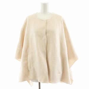 22AW LIGHTREVER CAPEL カシミヤ混ポンチョコート ウール 38 ライトピンク 2309600