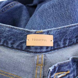 TODAYFUL Cary's Denim カーリーズデニムパンツ ジーンズ ジップフライ 25 紺 ネイビー タグ付き