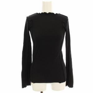 OMATO LONG SLEEVE COTTON RIB オマト リブ カットソー 長袖 F 黒 ブラック