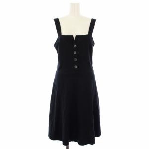 キャミワンピース ジャンパースカート ひざ丈 2 黒 QF56J000 /TK