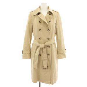 トレンチコート アウター ライナー ベルト付き カシミヤ混 38 ベージュ 17527-15-11-380