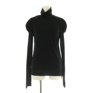 21AW テンセルウールジゴスリーブカットソー ニット 長袖 38 ブラック /MY OS