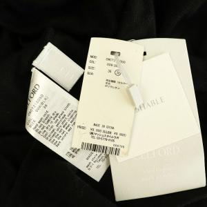 CELFORD 21AW テンセルウールジゴスリーブカットソー ニット 長袖 38 ブラック /MY OS