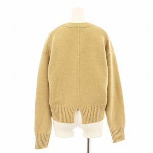 SLOBE IENA 24AW OUF ロゴニット 24080912220030 セーター 長袖 クルーネック ウール ロゴ刺繍