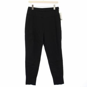 25SS キュプラストレッチ ジョガーパンツ イージーパンツ スリット 40 黒 25030900112010