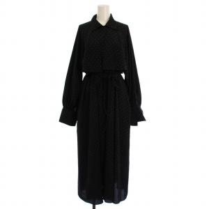 24AW ドットサッシュワンピース