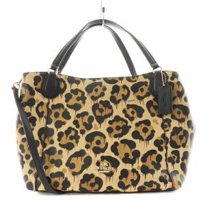 baseman ワイルドビースト ハンドバッグ ショルダーバッグ 2way レオパード ヒョウ柄 レザー