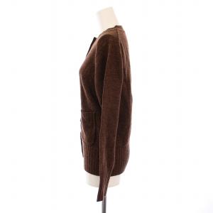 IENA ニット カーディガン 長袖 クルーネック ウール F 茶 19080900822030 /BM