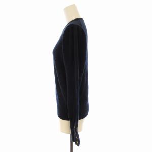 Spick&Span ウールカシミヤクループルオーバー ニット セーター 長袖 F 紺 ネイビー 19-080-200-4450-4-0