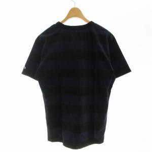 THE FLAT HEAD Tシャツ カットソー 半袖 ボーダー 40 青 ブルー /EE