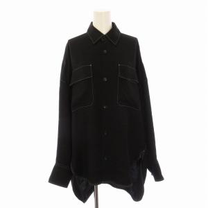 シャツ ブラウス チュニック 長袖 黒 ブラック A2501FB233 /EE
