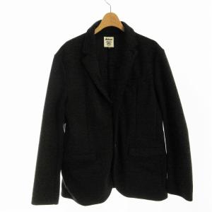 Jackman セットアップ 上下 2点セット スーツ テーラードジャケット テーパードパンツ L 黒 ブラック JM7710