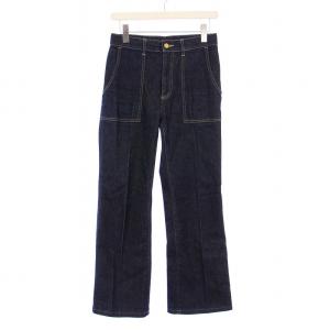 20AW STRAIGHT FLARE DENIM ストレートフレアデニムパンツ ジーンズ 34 ブルー
