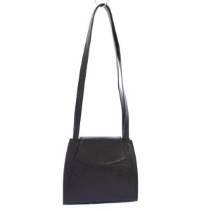 ショルダーバッグ レザー 黒 /TK OF