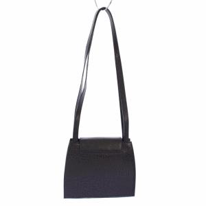YVES SAINT LAURENT ショルダーバッグ レザー 黒 /TK OF