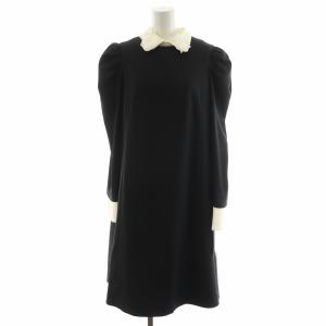 × ユミ カツラ YUMI KATSURA 23AW ローズユミカラーAラインワンピース 長袖 ひざ丈